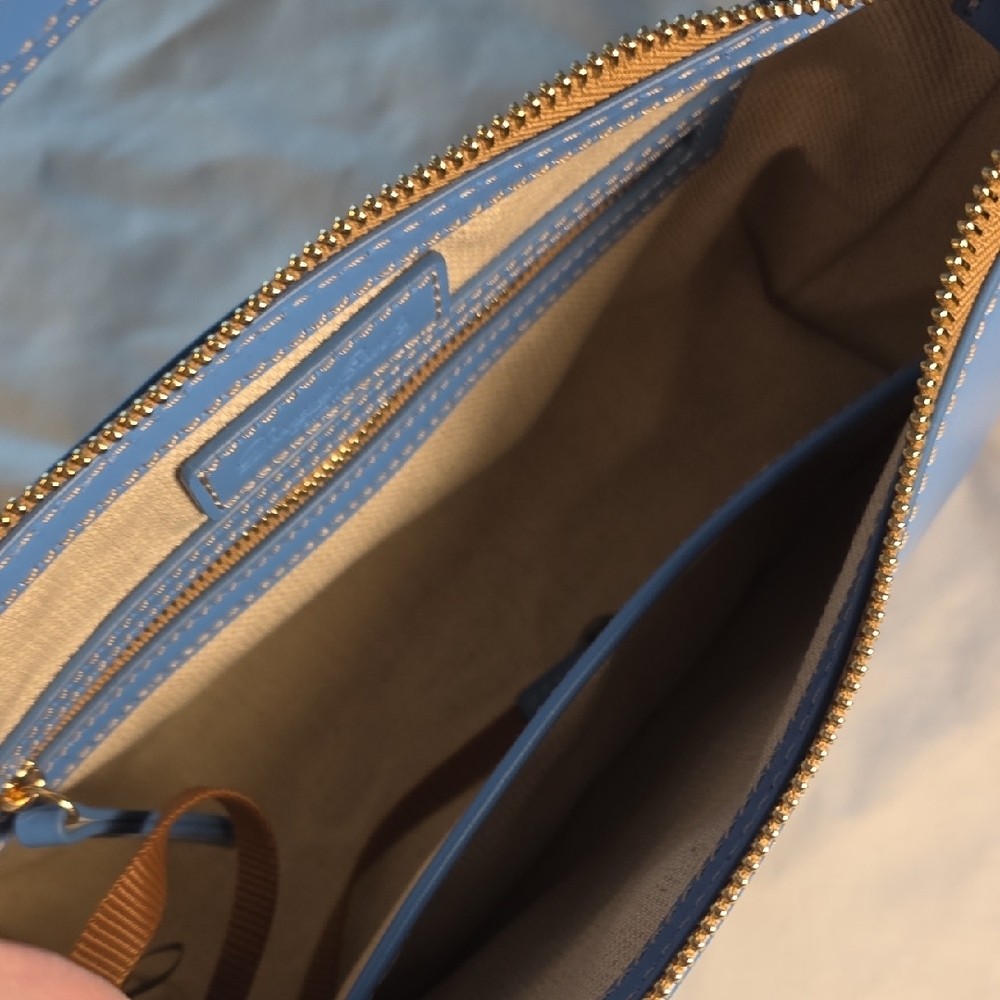 Dooney & Bourke Sky Blue Shoulder Bag - Picture 4 of 10